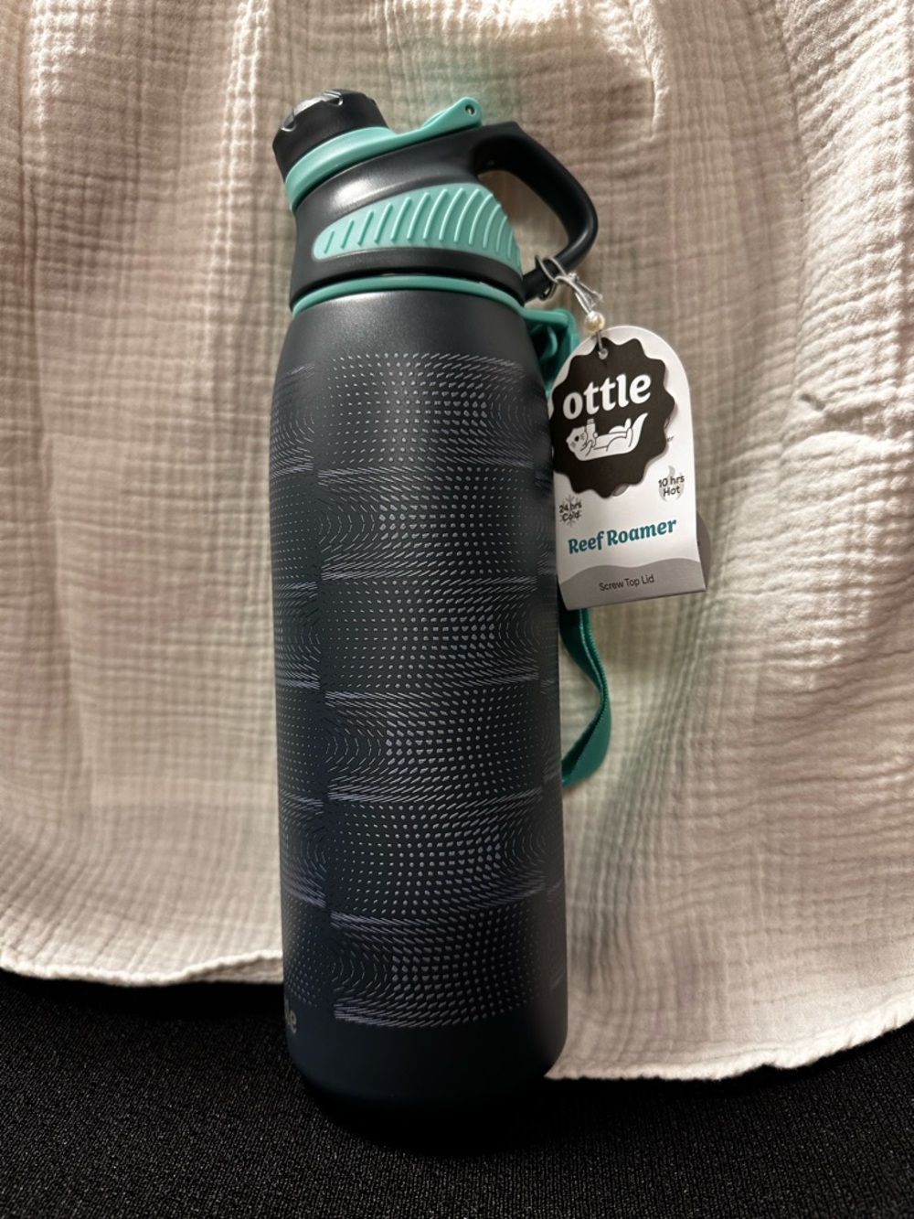 Ottle Reef Roamer Stainless Water Bottle - Dark Teal & Aqua